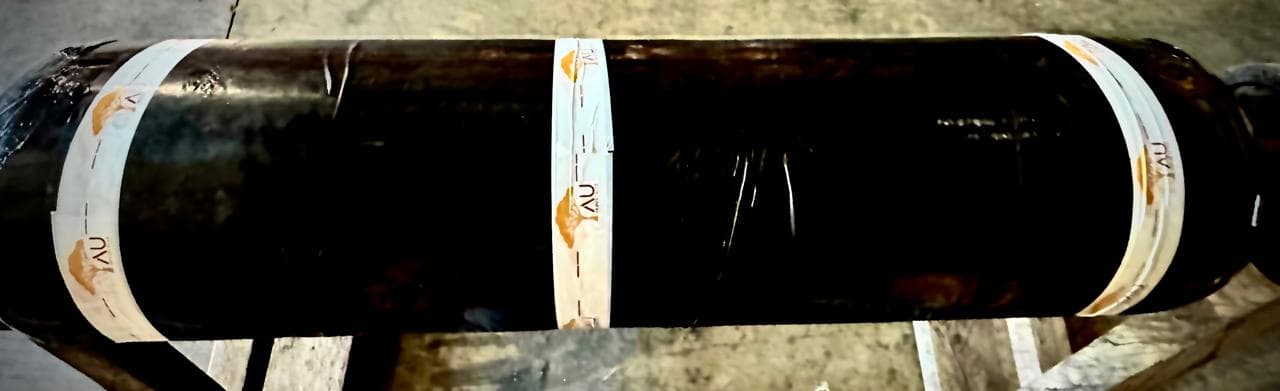 AU rubber rolls prepared for customer delivery